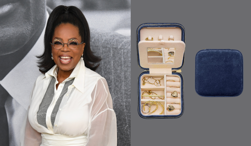 Oprah Winfrey and small jewelry storage box