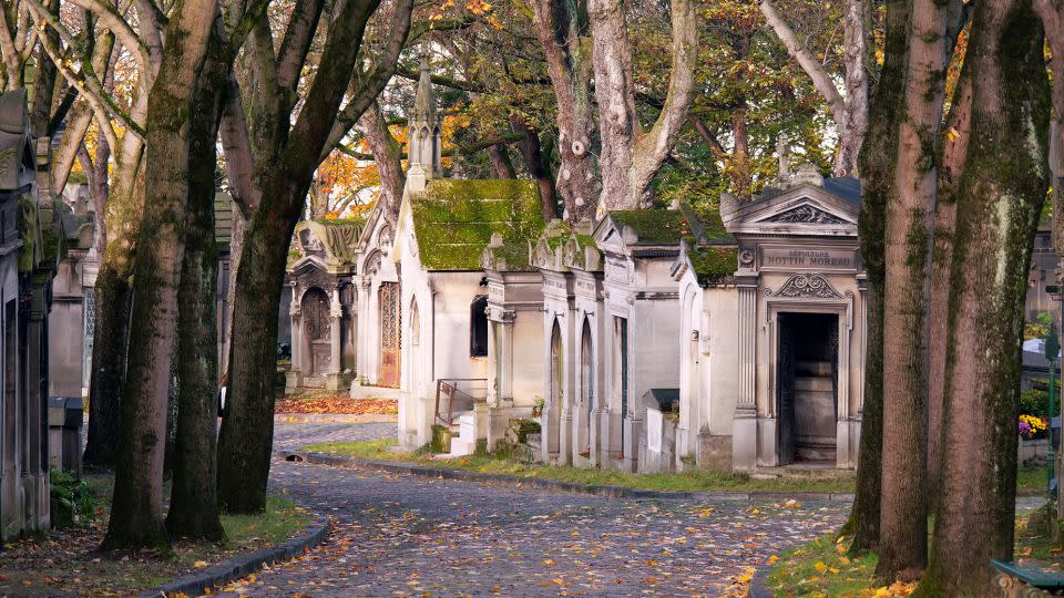 Père Lachaise is a popular tourist destination in Paris. It's also seen a frenzy of inappropriate activity around the grave of Jim Morrison, the lead singer of The Doors, Bible said. - Colors Hunter/Chasseur de Coul/Moment RF/Getty Images