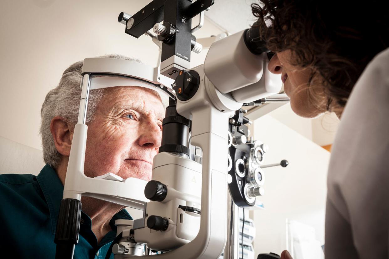 Cataracts usually start to develop around 40 years of age and progress over time