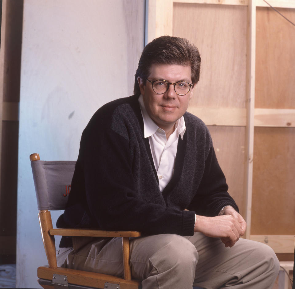 John Hughes on 11/28/90 in Chicago, Il. in Various Locations, (Photo by Paul Natkin/WireImage)