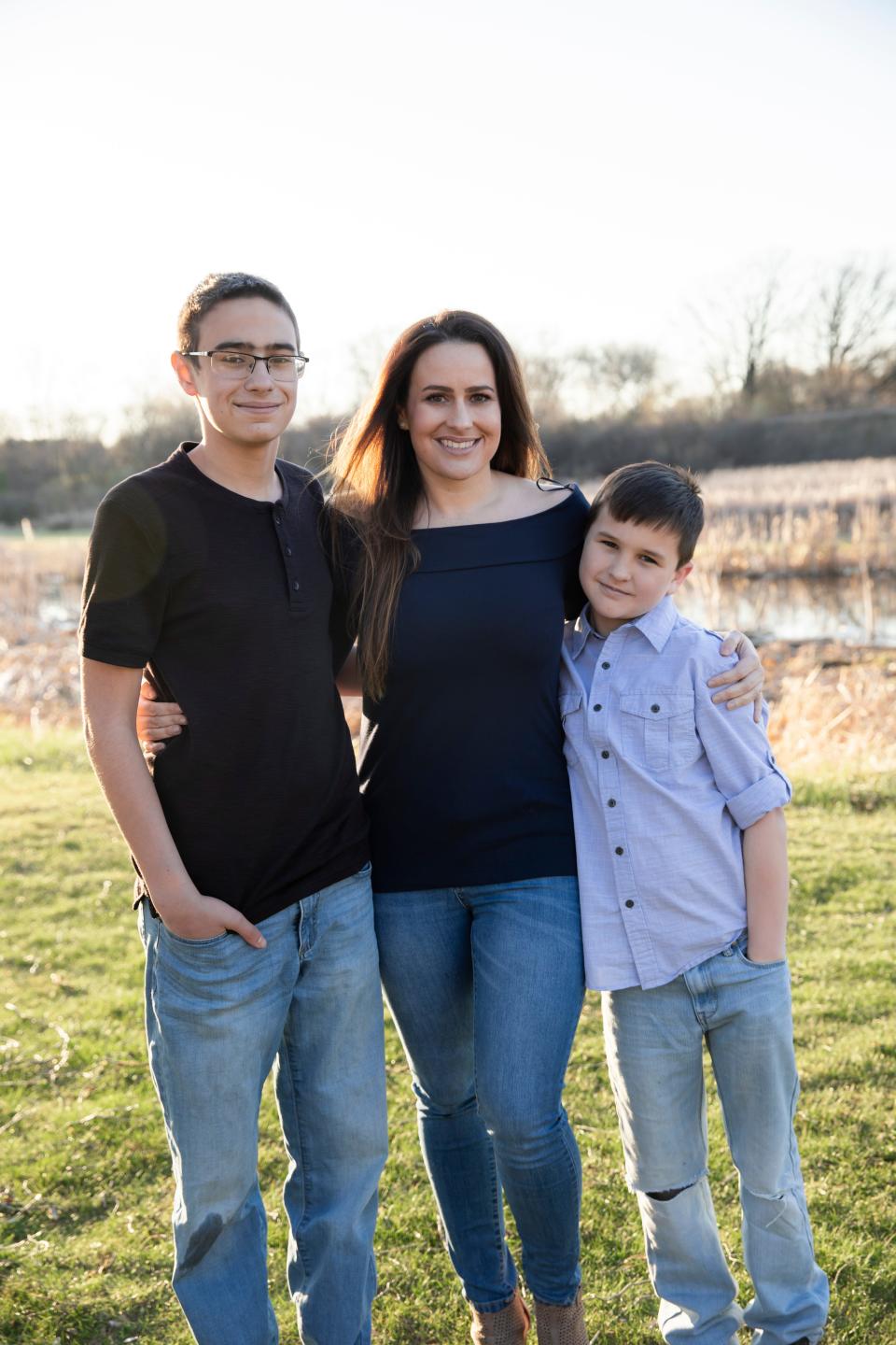 Anna Huf in Merton, Wisconsin, is transferring her two sons Carter, 13 (left), and Christian, 8 (right), into a full-time virtual charter school this fall. She wants the predictability of knowing what school will look like for fall, and she can work from home while she supervises their education. Photo submitted by Anna Huf.