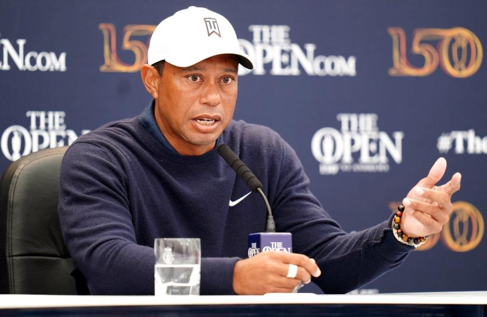 Woods criticised players who have joined the controversial LIV series (Jane Barlow/PA) (PA Archive)