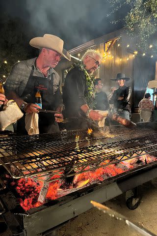 <p>Courtesy Guy Fieri </p> Taylor Sheridan and Guy Fieri