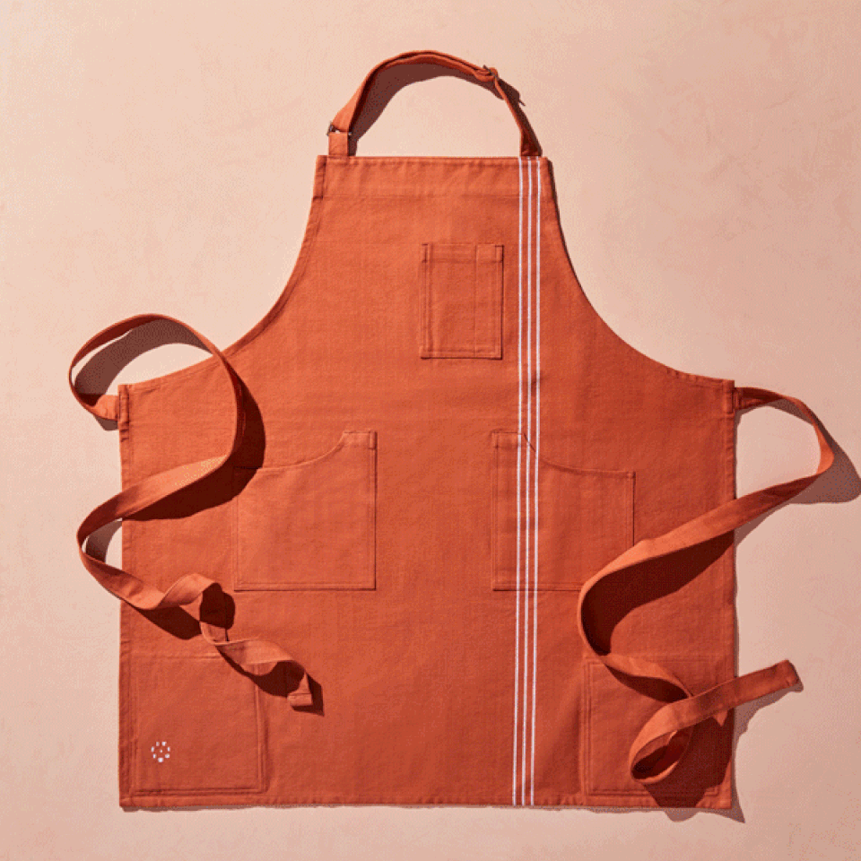 If you thought aprons were just good for keeping clothes free of flour and oil, think again. <a href="https://fave.co/34h28f6" target="_blank" rel="noopener noreferrer">This Food52 apron</a> does that and much more with its unique (and good-looking!) design. The <a href="https://fave.co/34h28f6" target="_blank" rel="noopener noreferrer">bottom hem turns into potholders</a>, and the apron includes <a href="https://fave.co/34h28f6" target="_blank" rel="noopener noreferrer">a baking conversion chart at the ready</a> in one of its many (useful!) pockets. There's much more to love about this apron, and it can be worn several different ways and adjusted to your height. <a href="https://fave.co/34h28f6" target="_blank" rel="noopener noreferrer">Get it for $45 at Food52</a>.