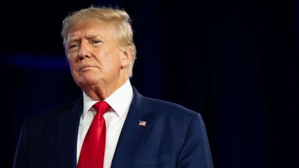 PHOTO: Former U.S. President Donald Trump speaks at the Conservative Political Action Conference in Dallas, Aug. 06, 2022. (Brandon Bell/Getty Images)