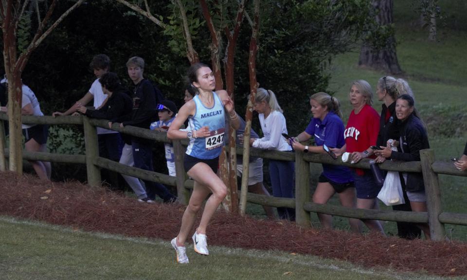 Runners from across the state compete in the Florida State Pre-State Invitational at Apalachee Regional Park on Saturday, Sep. 30, 2023.