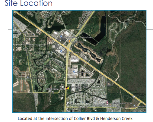 Proposed site of apartments for workforce housing off Collier Boulevard, in eastern Collier County.