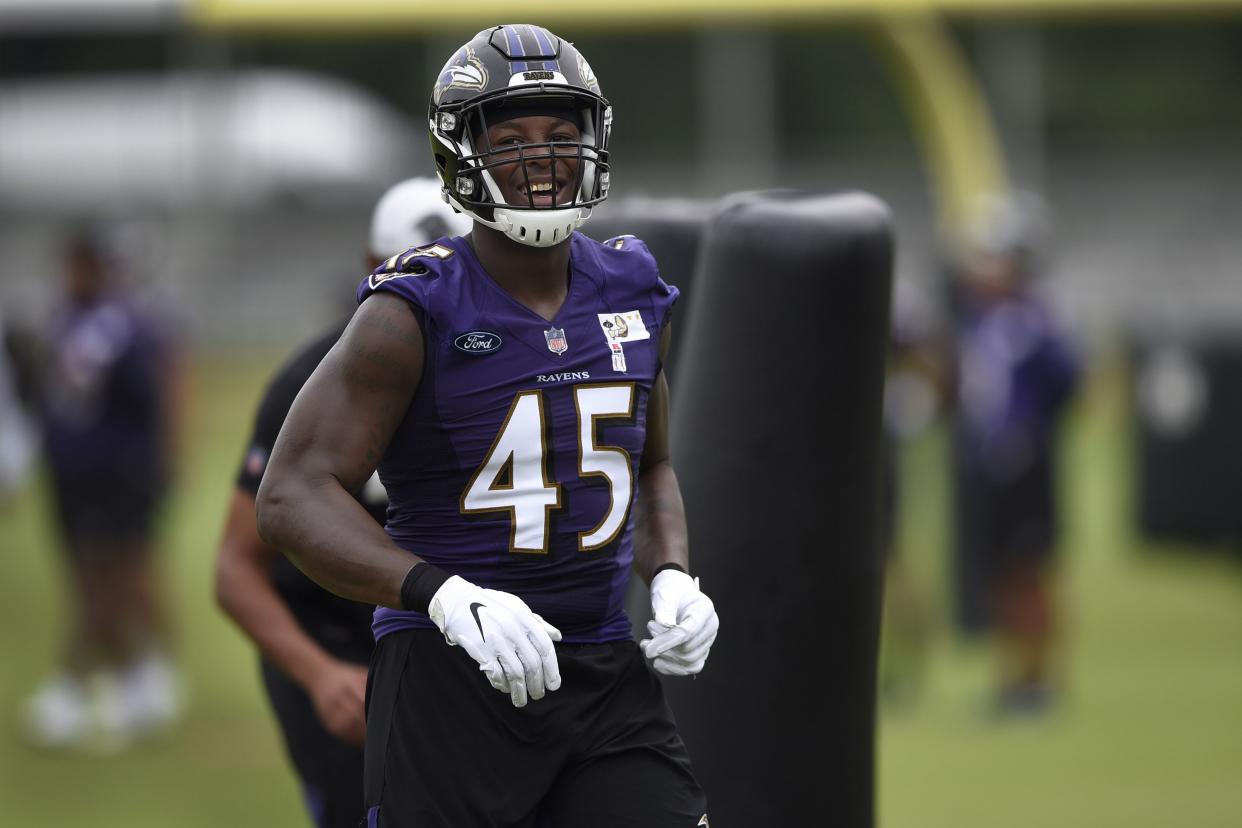 Jaylon Ferguson, who played lineback for the Baltimore Ravens, died at the age of 26, the team announced Wednesday, June 22, 2022. No details were released at the time. Ferguson played in 10 games for the Ravens in the 2021-22 season.
