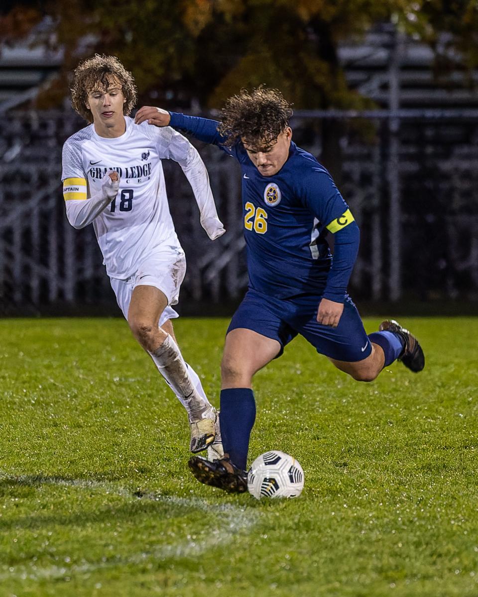 Hartland defender Christian Beres will play for Russell Sage College in New York.
