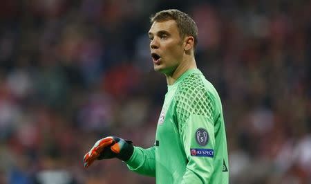 Football Soccer - Bayern Munich v Real Madrid - UEFA Champions League Quarter Final First Leg - Allianz Arena, Munich, Germany - 12/4/17 Bayern Munich's Manuel Neuer Reuters / Michaela Rehle