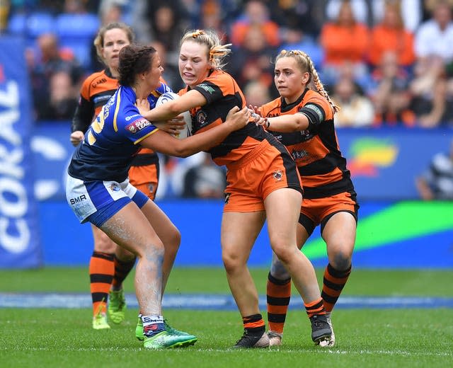 Castleford Tigers v Leeds Rhinos – Coral Women’s Challenge Cup – Final – University of Bolton Stadium