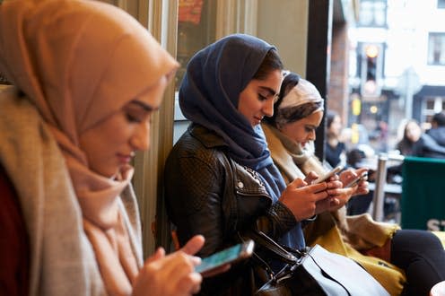 <span class="caption">Asking 'everyday' people.</span> <span class="attribution"><a class="link " href="https://www.shutterstock.com/image-photo/group-british-muslim-women-texting-outside-588829172" rel="nofollow noopener" target="_blank" data-ylk="slk:MBI/Shutterstock;elm:context_link;itc:0;sec:content-canvas">MBI/Shutterstock</a></span>