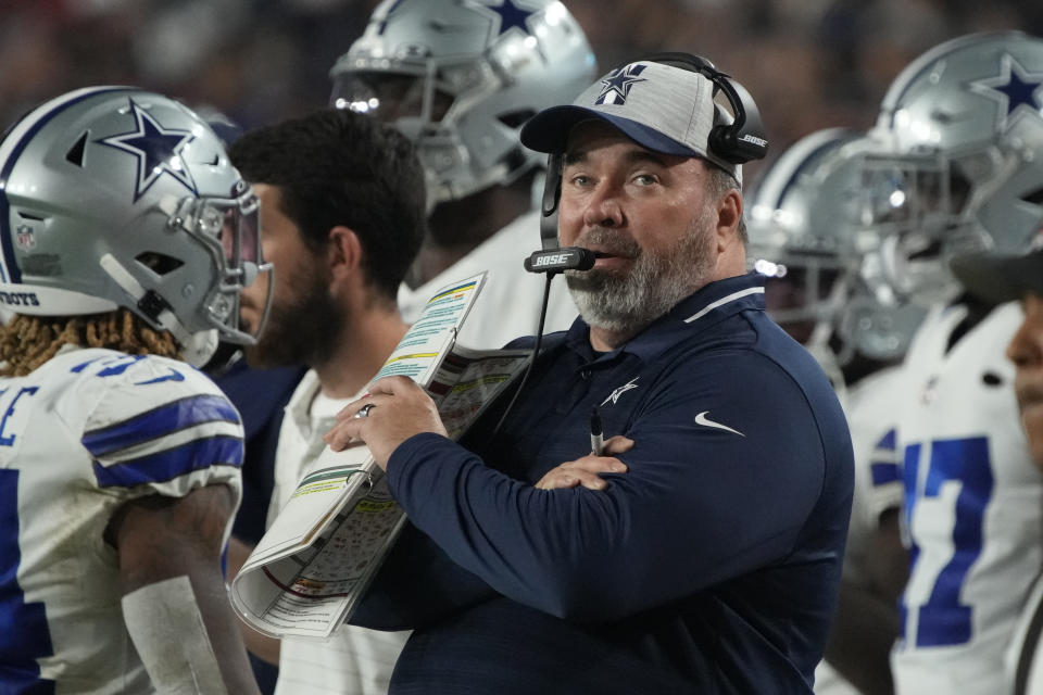 Dallas Cowboys head coach Mike McCarthy went 6-10 last season. (AP Photo/Rick Scuteri)