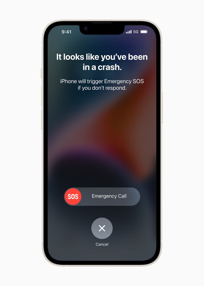 ▲iPhone14除了推出動態島（Dynamic Island）等新功能，還宣布加入車禍偵測。（圖／官方提供）