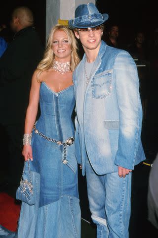 Jeffrey Mayer/WireImage Britney Spears and Justin Timberlake at the 2001 American Music Awards.