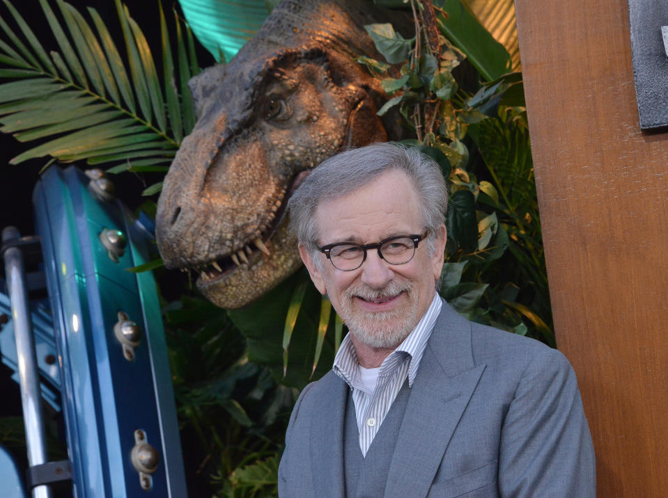 Steven Spielberg arrives at the “Jurassic World: Fallen Kingdom” Los Angeles Premiere held at the Walt Disney Concert Hall in Los Angeles, CA on Tuesday, June 12, 2018. (Photo By Sthanlee B. Mirador/Sipa USA)