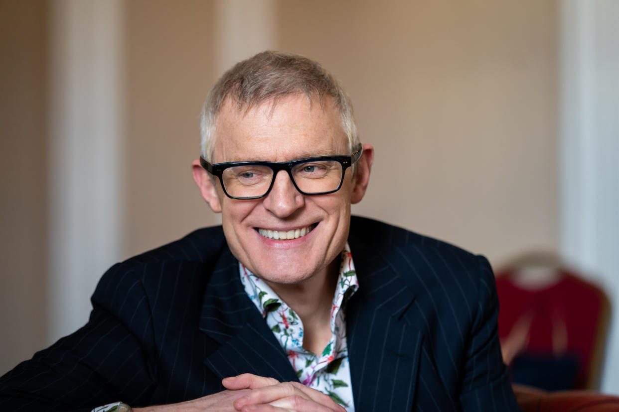 CAMBRIDGE, ENGLAND - FEBRUARY 24: Jeremy Vine during his visit to The Cambridge Union on February 24, 2023 in Cambridge, England.  (Photo by Nordin Catic/Getty Images For The Cambridge Union)