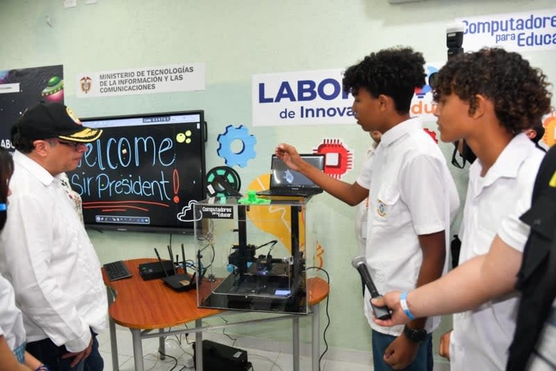 Gustavo Petro en San Andrés, Colombia