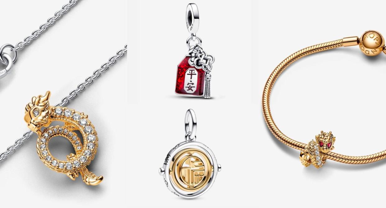 Shop Pandora's Lunar New Year collection to celebrate the Year of the Dragon. (Photos via Pandora)