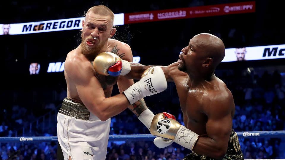 Mayweather's record is now 50-0. Pic: Getty