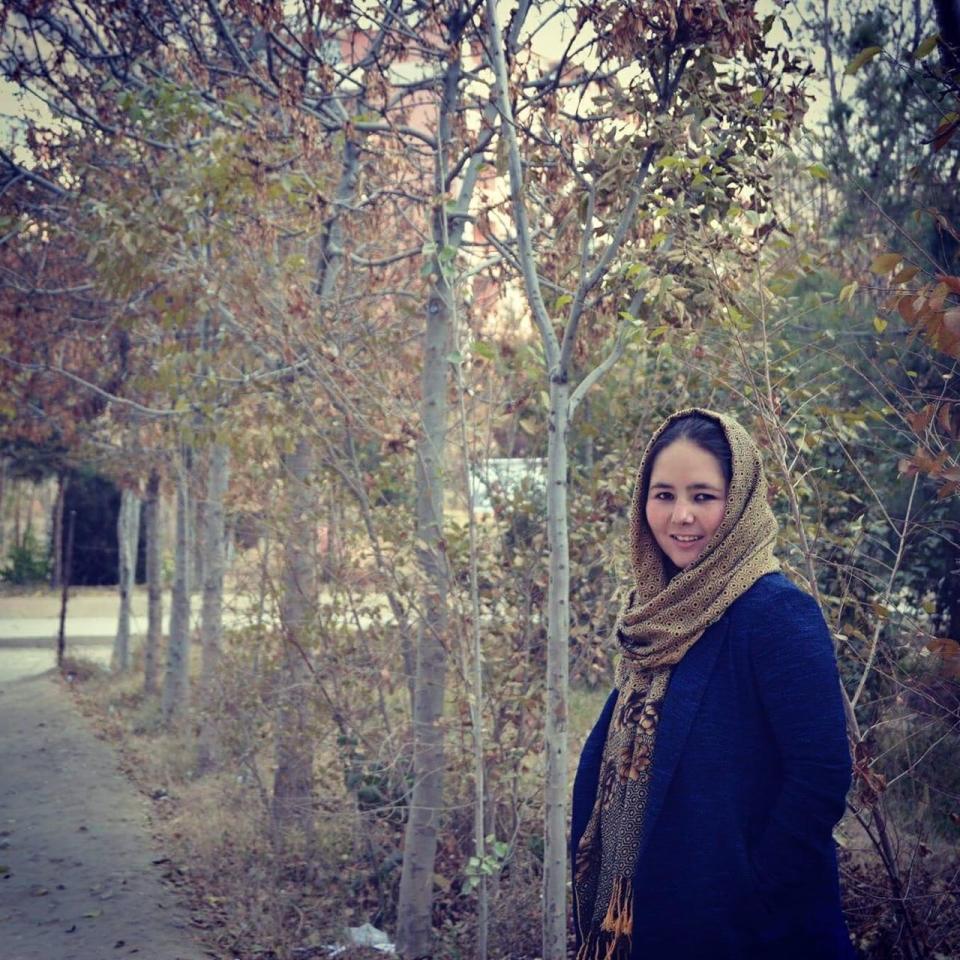 Afghan journalist Zahra Joya fled to the U.K. after the Taliban takeover of Kabul.<span class="copyright">Photo courtesy of Zahra Joya</span>