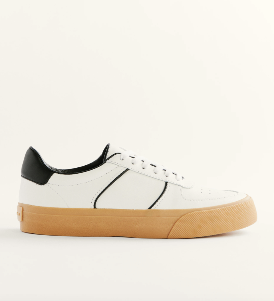 Harlow Leather Sneaker (Photo via Reformation)