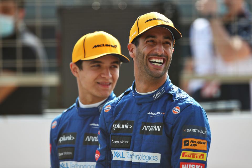 Lando Norris and Daniel Ricciardo