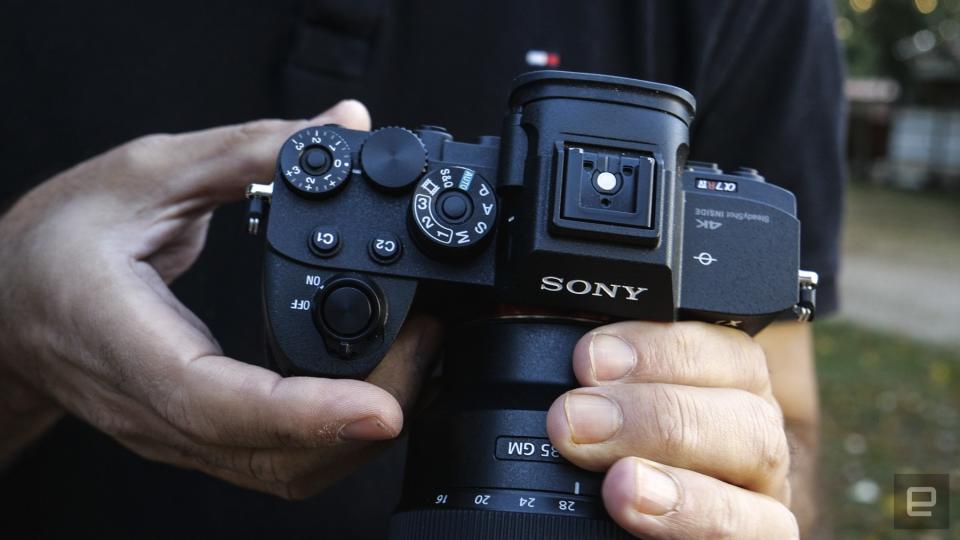 Sony A7R IV full-frame mirrorless camera 