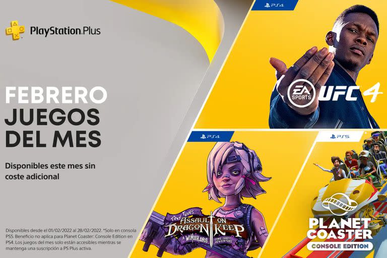 Los juegos gratuitos en PS Plus para febrero