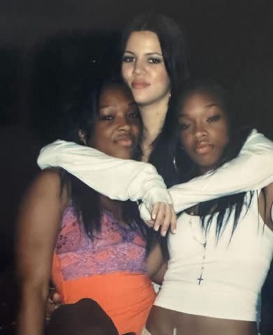 <p>Khloe Kardashian/Instagram</p> Khloé Kardashian with Malika and Khadijah Haqq