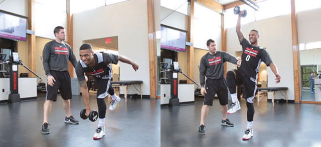 The Damian Lillard Workout Yahoo Sports