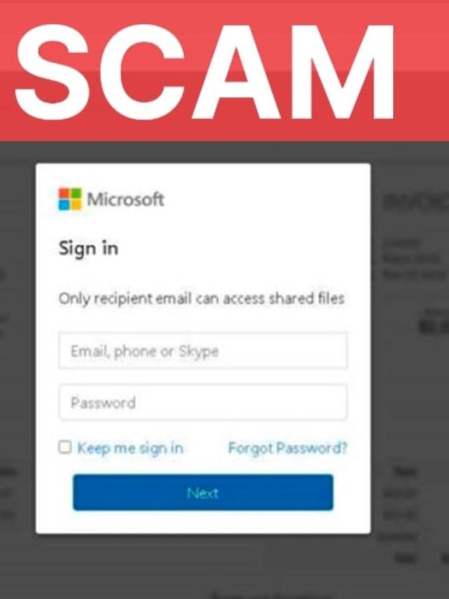 Some of these scams may use legitimate looking websites to trick people into handing over their details.