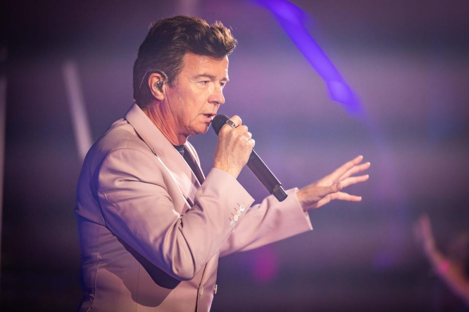 Rick Astley at Liverpool ACC 2023.