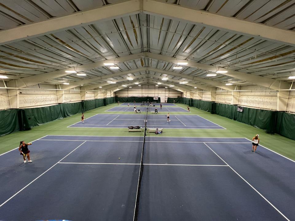 The second day of Delta's girls tennis regional final was played at the Howard County Tennis Center on Thursday, May 26, 2022.