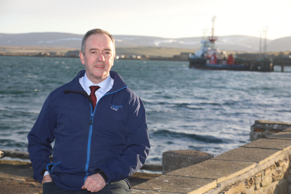 Councillor James Stockan said Orkney's extreme weather conditions made meeting outdoors in the pandemic during winter even harder. (Ken Amer/Orkney Photographic for Yahoo UK)