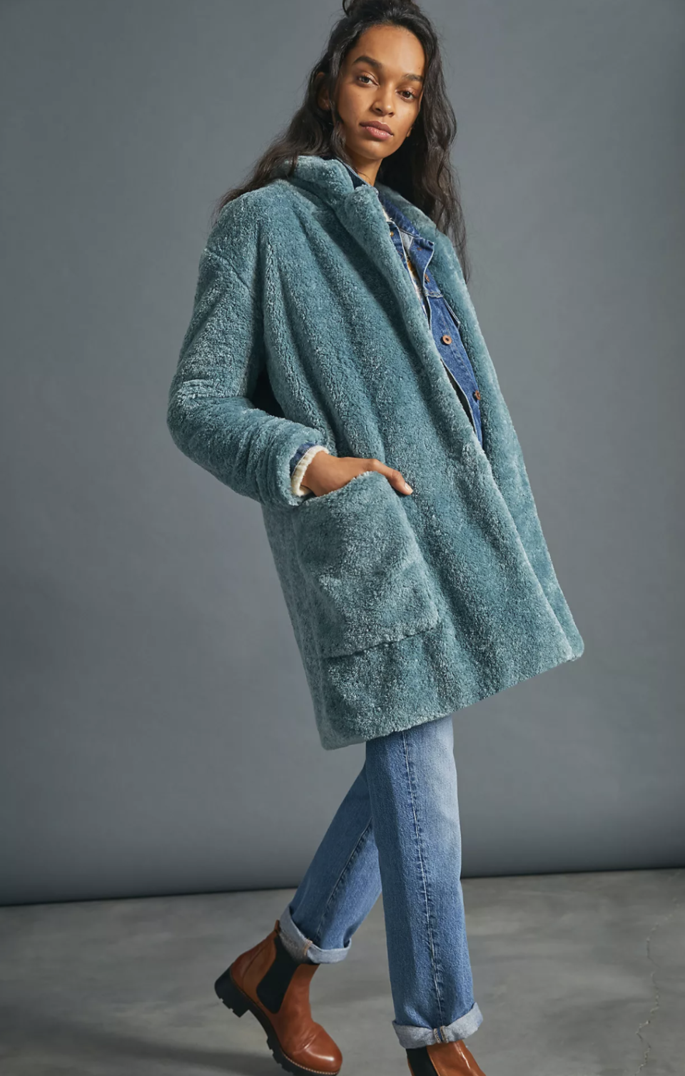 Lisanne Faux Fur Coat - Anthropologie, $110 (originally $178) 