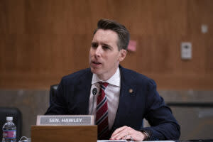 U.S. Sen. Josh Hawley, R-Missouri,