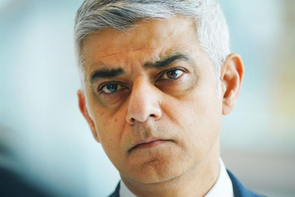 London Mayor Sadiq Khan is hoping for a third term (PA Wire)