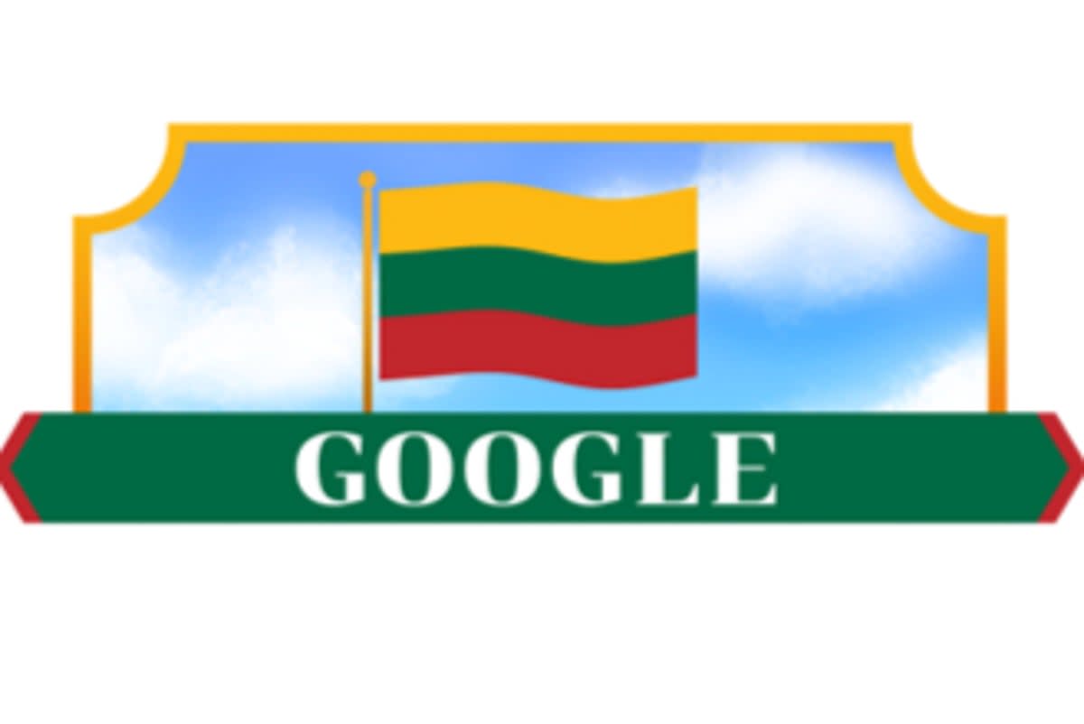 16th February’s Google Doodle celebrates Lithuania’s National Day  (Google Doodle)