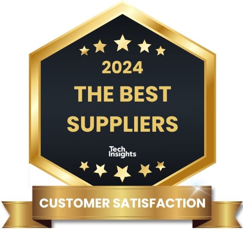 TechInsights' Customer Satisfaction Survey THE BEST Suppliers logo