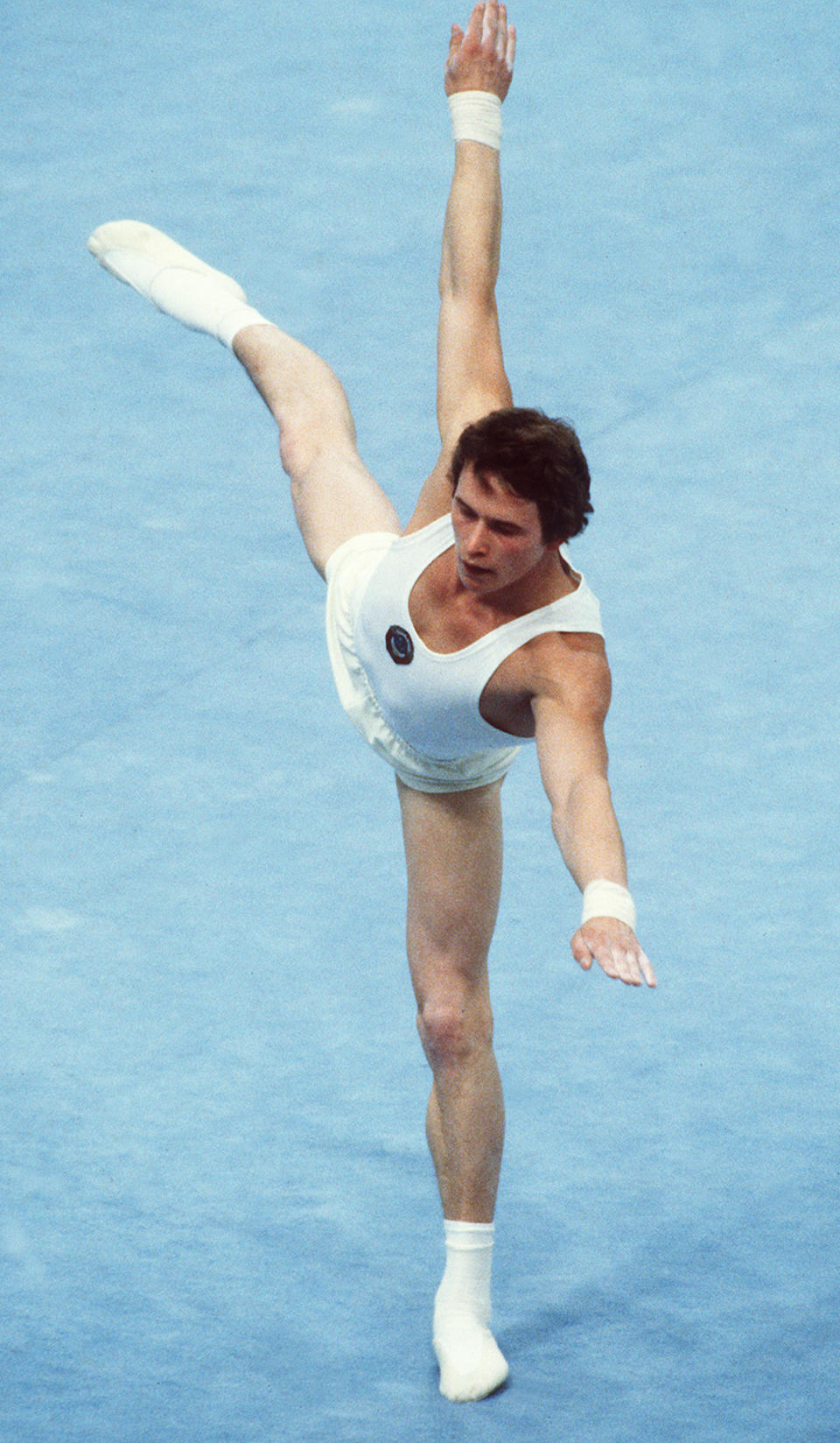 <p>A boycott, led by the United States, overshadowed much of the 1980 Summer Olympics. Aleksandr Dityatin became the first person to score eight medals in a single Olympiad, in every men's gymnastics event.</p>