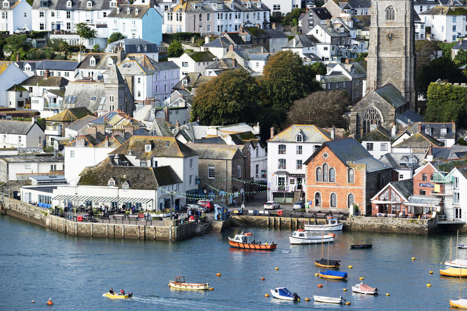 The coastal town of fowey in Cornwall – a popular location for second homes. Photo: Kevin Britland/Education Images/Universal Images Group via Getty