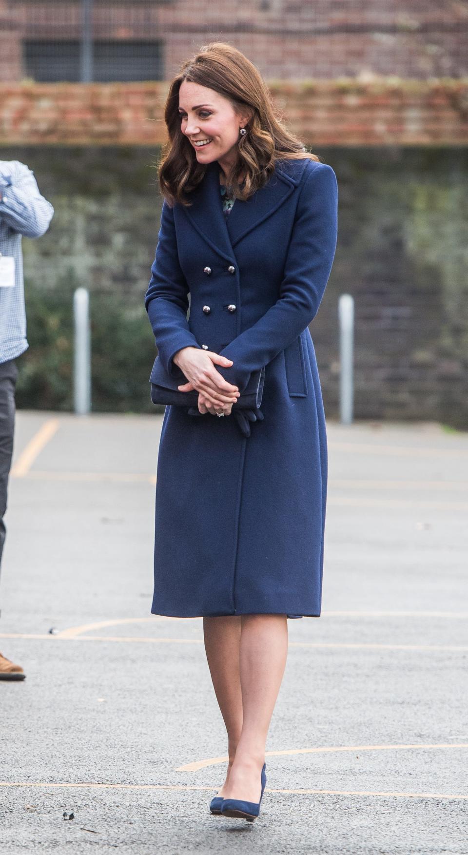 kate middleton january 2018 blue coat