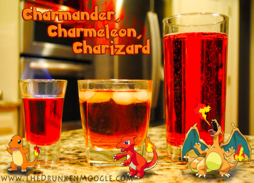 Charmander, Charmeleon, Charizard