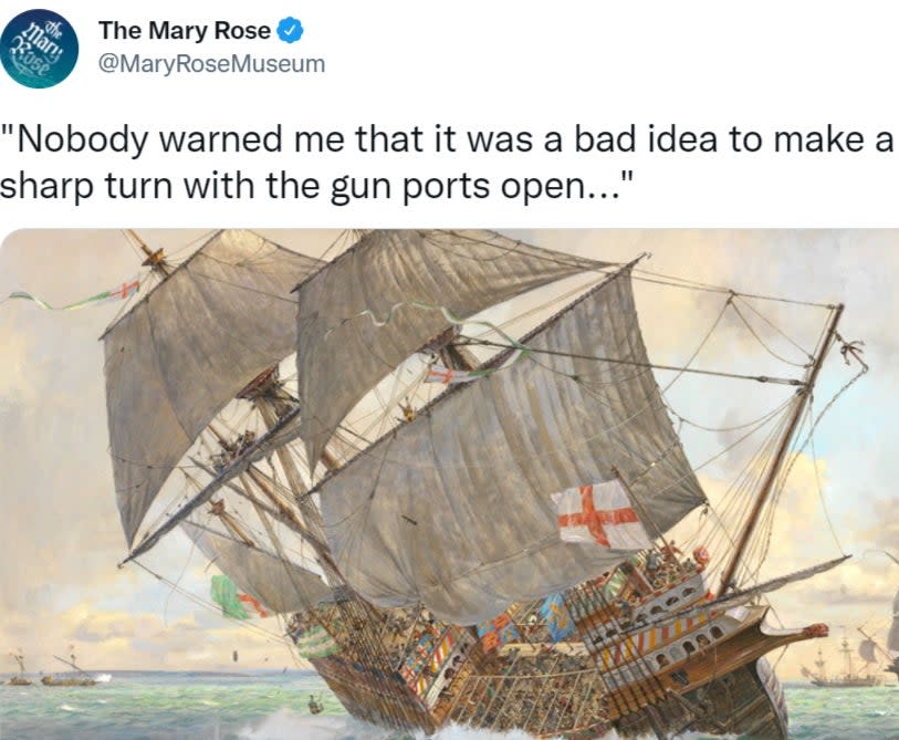  (@MaryRoseMuseum)