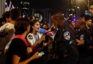 Protests against Israel's judicial overhaul in Tel Aviv