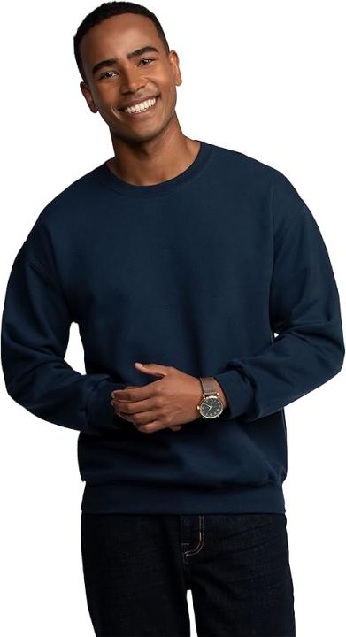 Fruit of the Loom Mens Eversoft Fleece Sweatshirts. (Image via Amazon Canada)