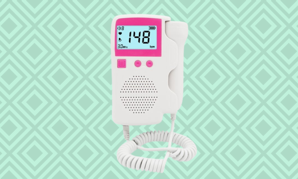 Use this little device to hear your baby's heartbeat. (Photo: Walmart)