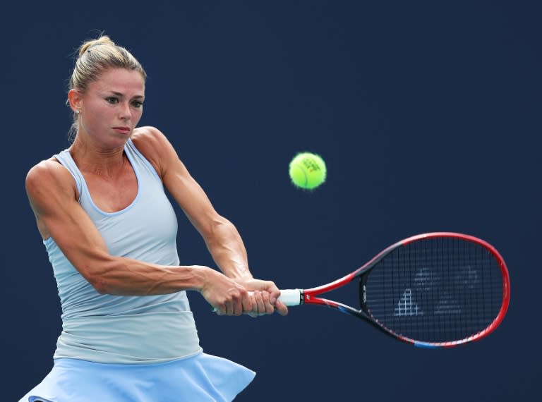 Camila Giorgi won four WTA titles including the Masters in Montreal in 2021 (AL BELLO)