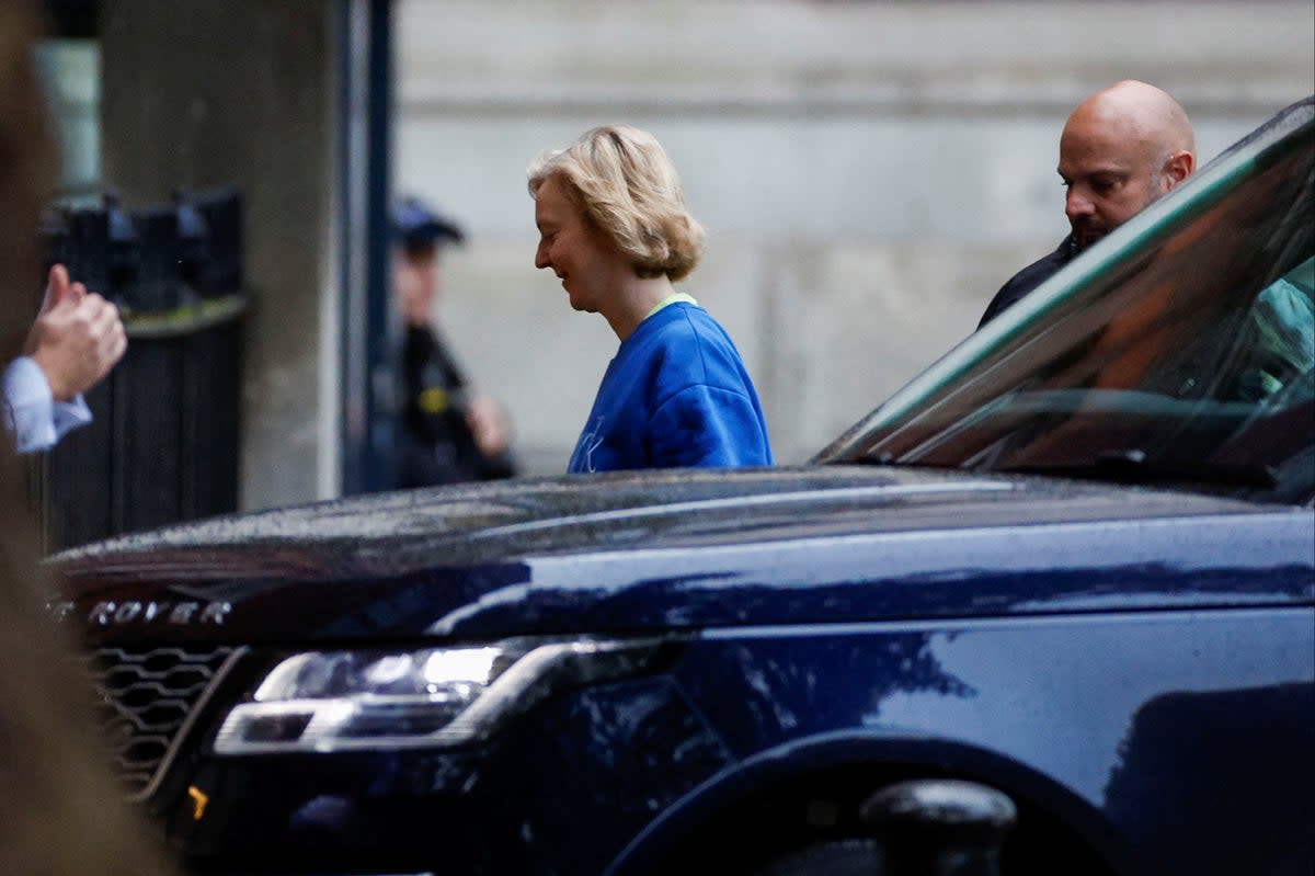 Liz Truss enters Downing St on Monday morning  (REUTERS)